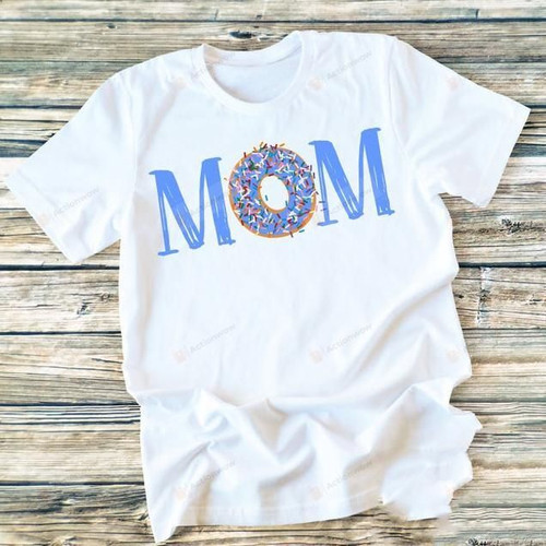 Donut Birthday Mom Essential T-shirt, Unisex T-shirt For Men Women Donut Lovers For Mom On Women's Day, Birthday, Anniversary Mother's Day