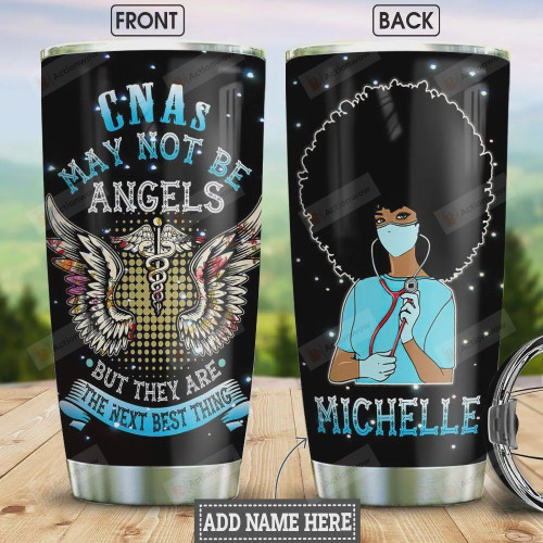 Personalized CNAs Tumbler CNAs Are The Next Best Thing Tumbler Cup Stainless Steel Tumbler, Tumbler Cups For Coffee/Tea, Great Customized Gifts For Birthday Christmas Perfect Gift For CNAs
