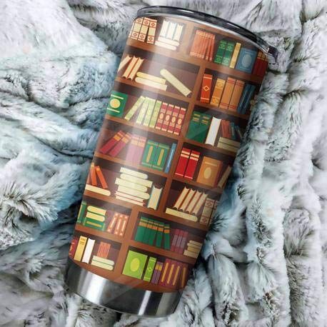Books Stainless Steel Tumbler, Tumbler Cups For Coffee/Tea, Great Customized Gifts For Birthday Christmas Thanksgiving