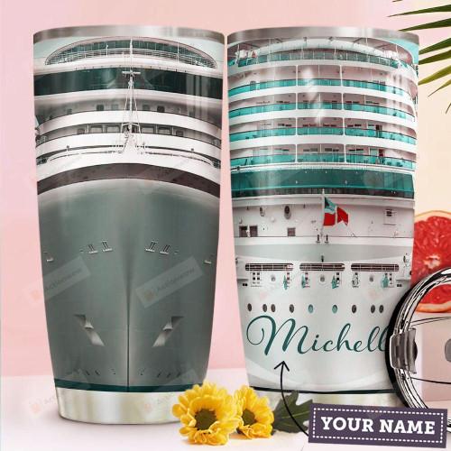 Personalized Cruise Ship Stainless Steel Tumbler, Tumbler Cups For Coffee/Tea, Great Customized Gifts For Birthday Christmas Thanksgiving