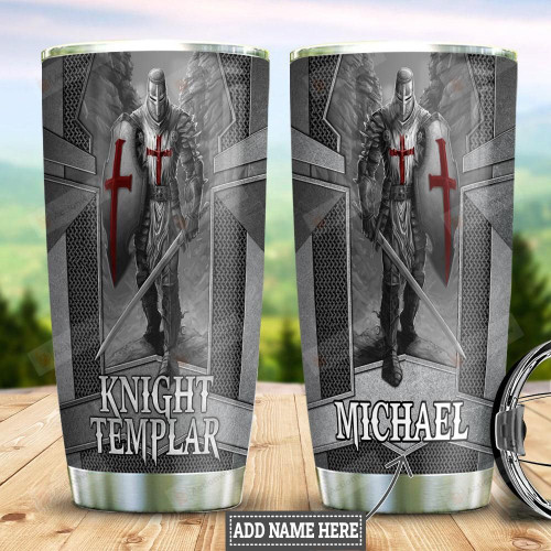 Personalized Knight Templar Hlb3012018 Stainless Steel Tumbler