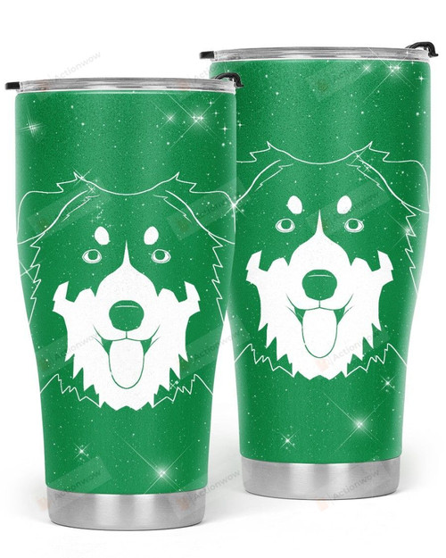 Australian Shepherd Aussie Dog Stainless Steel Tumbler, Tumbler Cups For Coffee/Tea, Great Gifts For Birthday Christmas Thanksgiving