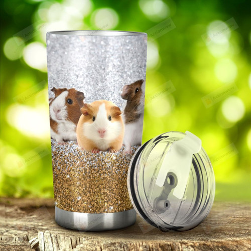 Guinea Pig Just A Girl Who Loves Guinea Pig Stainless Steel Tumbler, Tumbler Cups For Coffee/Tea, Great Customized Gifts For Birthday Christmas Thanksgiving, Anniversary