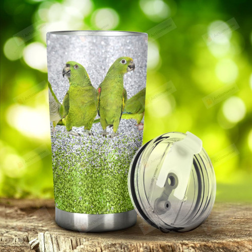Parrot Just A Girl Who Loves Parrots Stainless Steel Tumbler, Tumbler Cups For Coffee/Tea, Great Customized Gifts For Birthday Christmas Thanksgiving, Anniversary