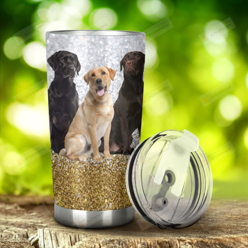 Labrador Just A Girl Who Loves Labrador Stainless Steel Tumbler, Tumbler Cups For Coffee/Tea, Great Customized Gifts For Birthday Christmas Thanksgiving, Anniversary