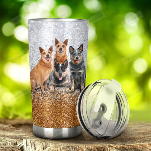 Heeler Stainless Steel Tumbler, Tumbler Cups For Coffee/Tea, Great Customized Gifts For Birthday Christmas Thanksgiving, Anniversary