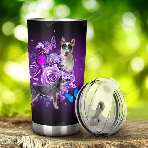 Heeler Stainless Steel Tumbler, Tumbler Cups For Coffee/Tea, Great Customized Gifts For Birthday Christmas Thanksgiving Anniversary