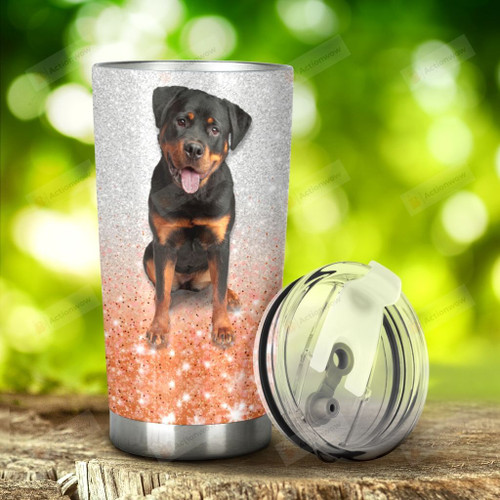 Rottweiler Mom Stainless Steel Tumbler, Tumbler Cups For Coffee/Tea, Great Customized Gifts For Birthday Christmas Thanksgiving, Anniversary
