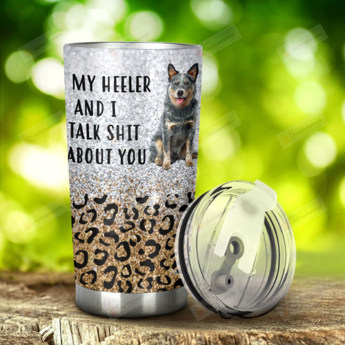 Heeler Stainless Steel Tumbler, Tumbler Cups For Coffee/Tea, Great Customized Gifts For Birthday Christmas Thanksgiving, Anniversary