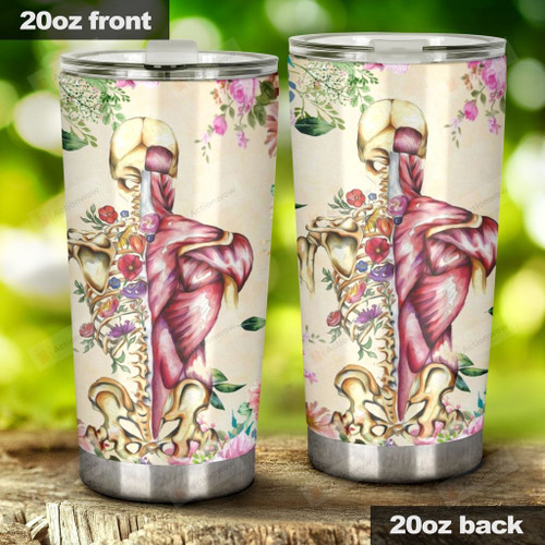 Massage Therapist, Human Organs, Stainless Steel Tumbler Cup For Coffee/Tea, Great Customized Gift For Birthday Christmas Thanksgiving