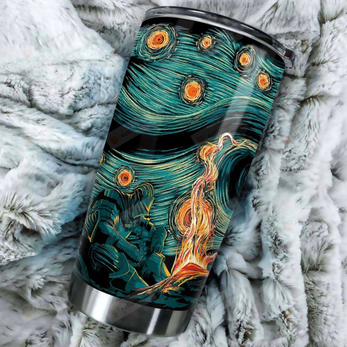 Warrior Starry Souls Stainless Steel Tumbler, Tumbler Cups For Coffee/Tea, Great Gifts For Birthday Christmas Thanksgiving