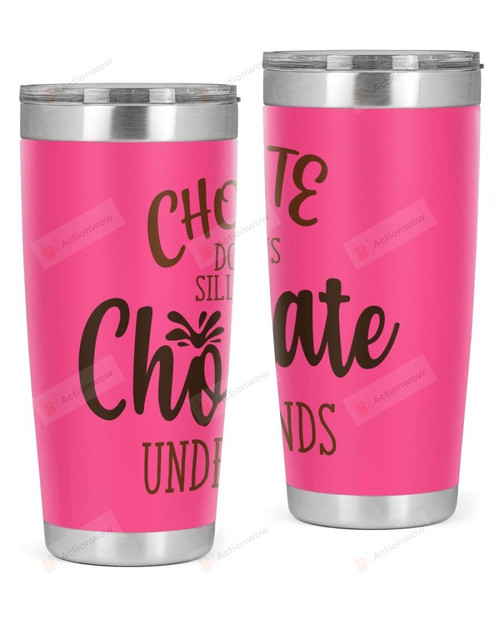 ChocolateStainless Steel Tumbler, Tumbler Cups For Coffee Or Tea, Great Gifts For Thanksgiving Birthday Christmas