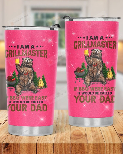 I Am A Grill Master, Dad BBQ Stainless Steel Tumbler Cup For Coffee/Tea, Great Customized Gift For Birthday Christmas Thanksgiving
