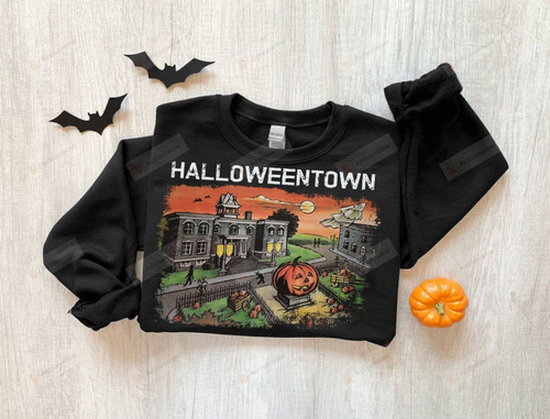 Halloweentown Short-Sleeves Tshirt, Pullover Hoodie Great Gifts For Halloween
