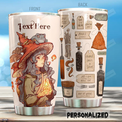 Wicca Tumbler Personalized The Witch Size 20 Oz Mug & Tumbler
