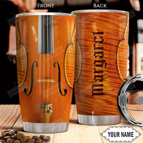 Personalized Violin Stainless Steel Vacuum Insulated Tumbler 20 Oz Gifts For Birthday Christmas Thanksgiving Perfect Gifts For Violin Lovers Coffee/ Tea Tumbler