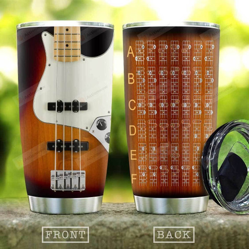 Guitar Chord Tumbler Cup, Stainless Steel Insulated Tumbler 20 Oz, Coffee/Tea Tumbler With Lid , Great Gifts For Birthday Christmas Thanksgiving -  Best Gifts For Guitar Lovers, Guitar Player