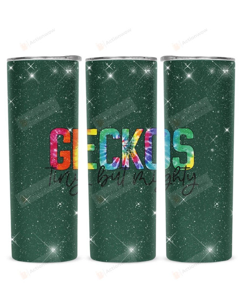 Geckos Tiny But Mighty Stainless Steel Tumbler, Tumbler Cups For Coffee/Tea