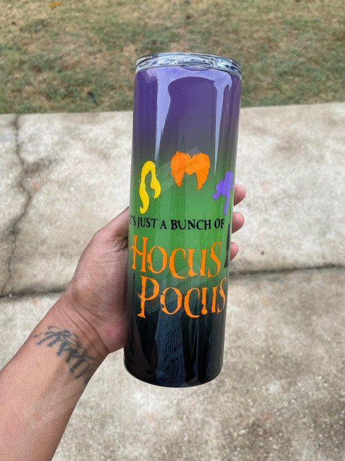 It's Just A Bunch Of Hocus Pocus Stainless Steel Tumbler, Tumbler Cups For Coffee/Tea