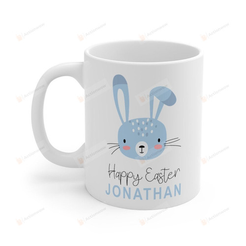 Personalized Kids Happy Easter Mug, Easter Bunny Custom Mug, Easter Coffee Mug, Best Gifts For Easter's Day, Easter's Day Coffee Mug