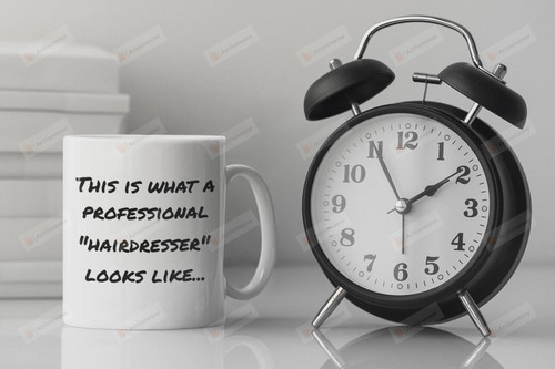 Funny A Professional Hairdressers Hair Stylists Mugs Best Employee Award Mug Happy Employee Appreciation Day Holiday Celebration Birthday Gifts To Boss Staff Coworker Colleague Friend Ceramic Mugs