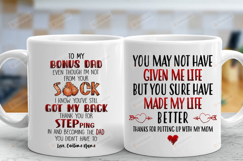 Funny Father's Day Tumbler, To My Bonus Dad Gifts, Not From Your Sack, Still Got My Back Tumbler, Step Dad Funny Gifts, Rude Humour Cheeky Tumbler, Father's Day Gifts For Papa From Stepdaughter