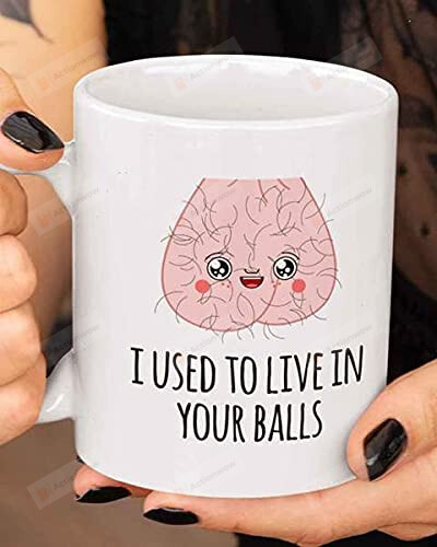 I Used To Live In Your Balls Mug For Dad Daddy Grandad From Daughter Son For Father'S Day Birthday Christmas Gifts Happy Father'S Day Ideas Printables For Father'S Day