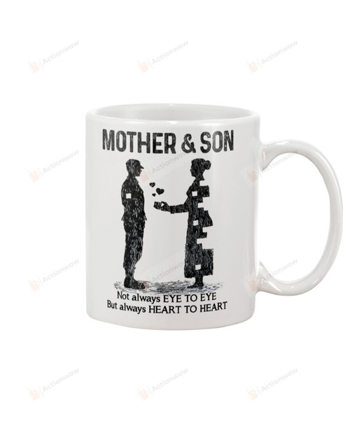 MILITARY MOM Mug, Happy Valentine's Day Gifts For Mother's Day, Birthday, Thanksgiving Anniversary Ceramic Coffee 11-15 Oz