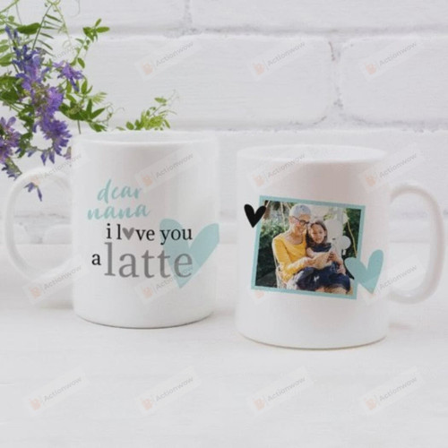 Personalized Family  Mother's Day Coffee  I Love You A Latte Ceramic Mug Great Customized Gifts For Birthday Christmas Thanksgiving Mother's Day 11 Oz 15 Oz Coffee Mug