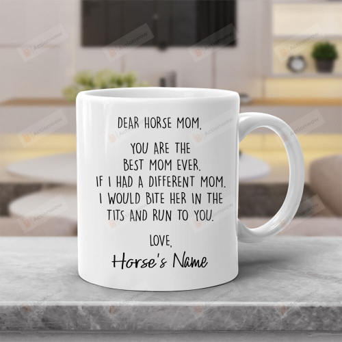 Customizable Personalized Horse Mom Coffee Mugs & Color Changing Mugs Birthday Mothers Day Gifts For Horses Lovers Horse Mom Gifts