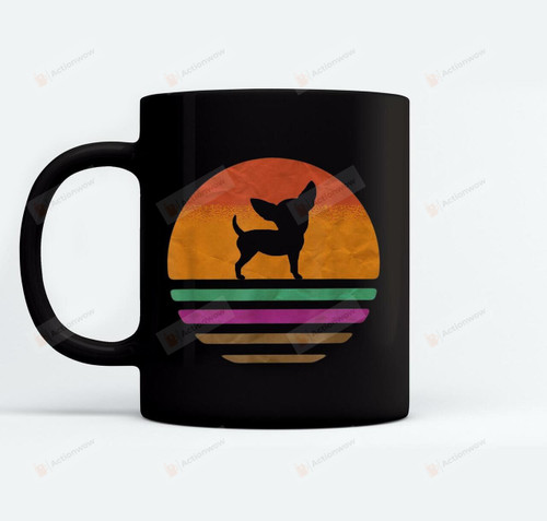 Funny Chihuahua Retro Dog Lovers Mom Pet Day Gifts Funny Gifts Ceramic Mug Perfect Customized Gifts For Birthday Christmas Thanksgiving 11 Oz 15 Oz Coffee Mug