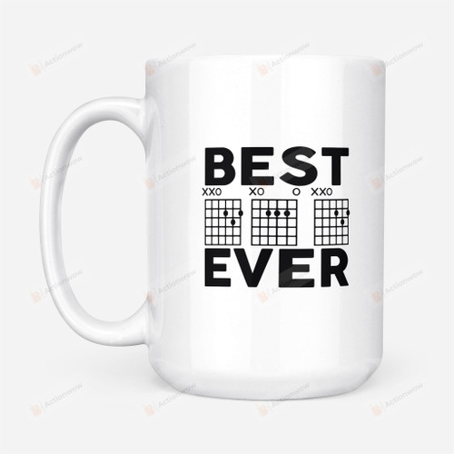 Best D A D Guitar Chord To My Dad Mugs White Ceramic Mug Great Customized Gifts For Birthday Christmas Thanksgiving Father's Day 11 Oz 15 Oz Coffee Mug
