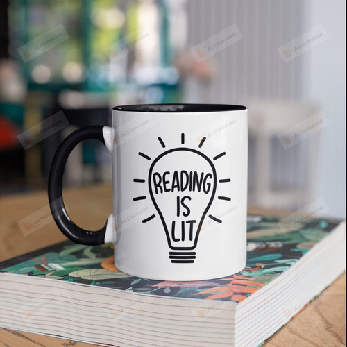 Reading Is Lit Mug Funny Book Reader Mug Gifts For Man Woman Friends Coworkers Family Best Gifts Idea Funny Mug Special Presents For Birthday Christmas Thanksgiving