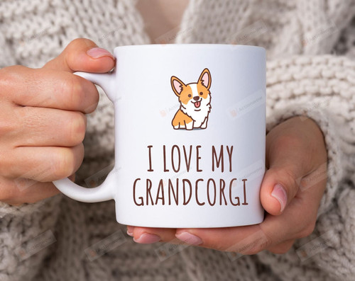 I Love My Grandcorgi Dog Coffee Mug For Corgi Lover Dog Mom Dog Dad Friends Coworker Family Corgi Mug Dog Gifts Animal Mug Special Gifts For Birthday Xmas Thanksgiving
