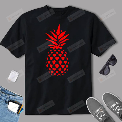 Valentine’S Day Cute Valentine Pineapple Lover T-Shirt