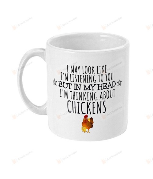 Chicken Mug, Chicken Farm Farmer Owner Gifts, Gifts For Birthday Christmas 11oz Mug