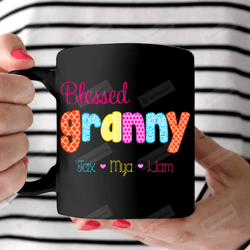 Personalized Blessed Granny Mugs Ceramic Mug 11 Oz 15 Oz Coffee Mug