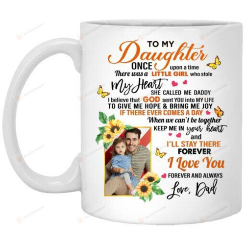 Personalized To My Daughter I Love You From Dad Daughter White Mugs Great Great Customized Gifts For Birthday Christmas Thanksgiving 11 Oz 15 Oz