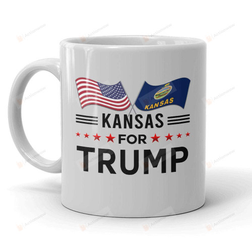 Kansas For Trump Coffee Mug