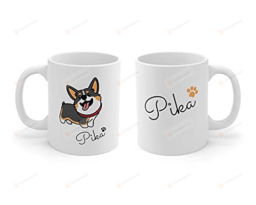 Personalized Tricolor Corgi Mug Customized 11oz 15oz Ceramic Gifts For Dogdad Dogmom Dog Lovers From Friends Parents Best Idea For Dog Appreciation Day Birthday Christmas
