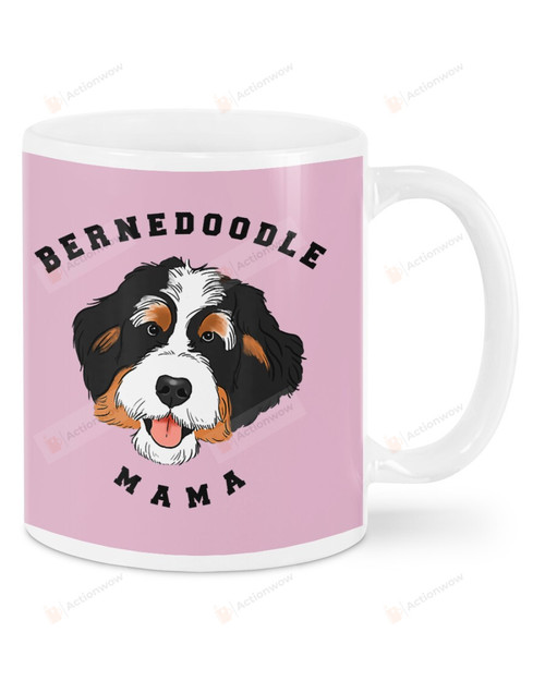 Bernedoodle Mama Ceramic Mug Great Customized Gifts For Birthday Christmas Thanksgiving 11 Oz 15 Oz Coffee Mug