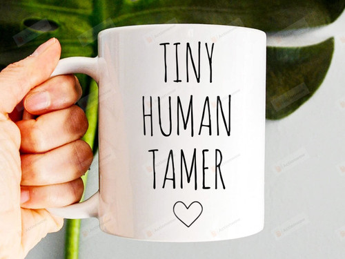 Tiny Human Tamer Mug Teacher Mug Daycare Provider Coffee Mug Childcare Worker Funny Preschool Elementary Teacher Gifts Coffee Cup Gifts Idea For Birthday Christmas Thanksgiving