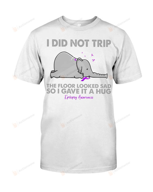 Elephant I Did Not Trip Epilepsy Awareness Classic T-Shirt