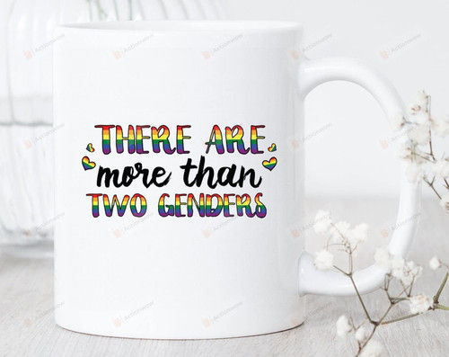 There Are More Than Two Genders Mug Gay Pride Gifts For Gay Gay Rights Mug Gay Equality Gay Love Rainbow Mug Gay Coffee Mug Lgbt Pride Gifts Idea For Birthday Christmas