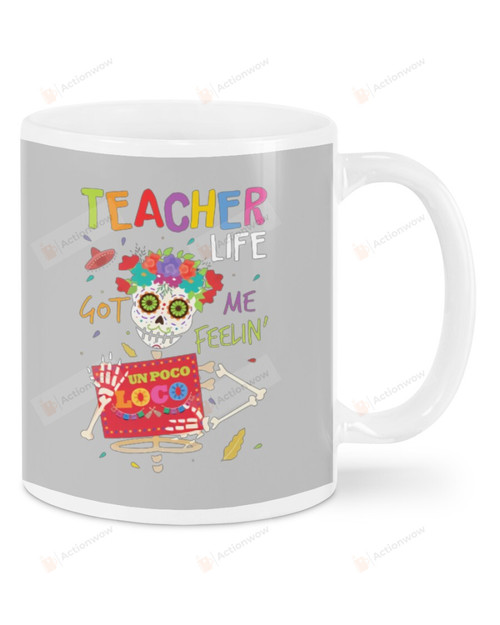 Teacher Life Ceramic Mug Great Customized Gifts For Birthday Christmas Thanksgiving Father's Day 11 Oz 15 Oz Coffee Mug