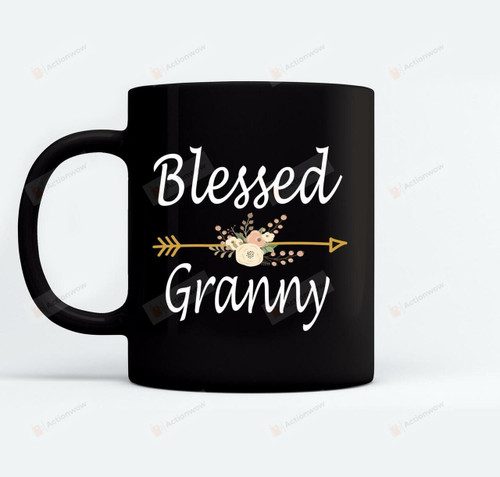 Blessed Granny Mother's Day Gifts Black Mugs Great Customized Gifts For Birthday Christmas Thanksgiving 11 Oz 15 Oz Coffee Mug