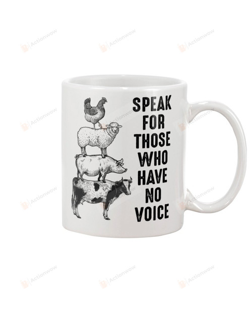 Animal Mug Speak For Those Who Have No Voice Special Gifts Ceramic mug Coffee Mug
