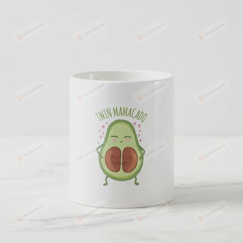 Twins Mom Gifts Twin Mamacado Pregnant Avocado Coffee Mug Mom Mug New Mom Mug Mom To Be Gifts New Mom Gifts Best Gifts For Mother's Day Birthday