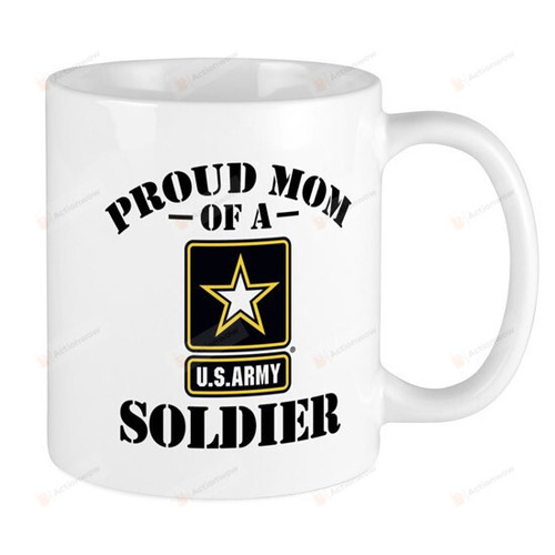 Proud U.S. Army Mom Mug Coffee Mug Birthday Gifts Women's Day Gifts Mother's Day Gifts Mom Mug Gifts to Mother Army Gifts Proud Army Mom Gifts
