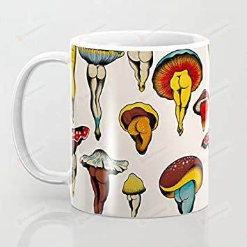 Sexy mushrooms Coffee Mug Funny Image Art Printed Mug